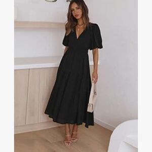 Elegant Black Maxi Dress
